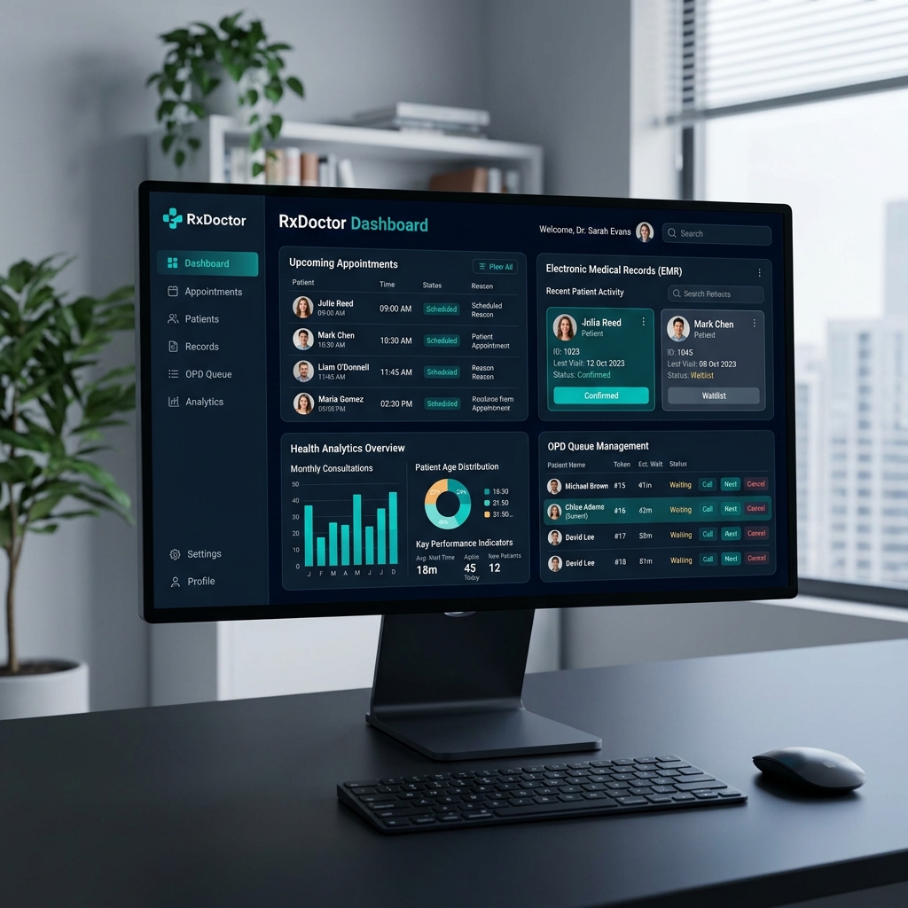 RxDoctor SaaS Platform UI